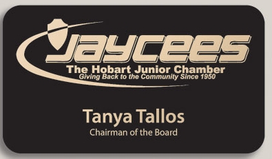 Metal Name Tag w/Magnet (3" x 1.5")