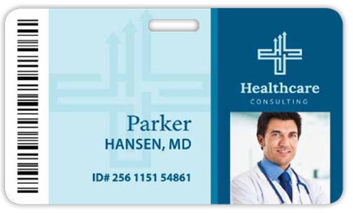 Minneapolis Plastic Name Badge (Standard Size 3 3/8" x 2 1/8"