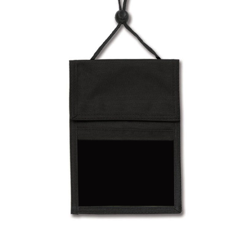 Multi-Pocket Credential Wallets with Adjustable Strap - 1