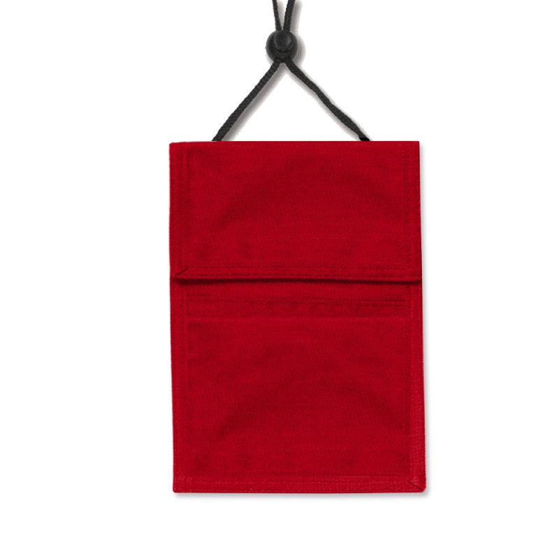 Multi-Pocket Credential Wallets with Adjustable Strap - 3
