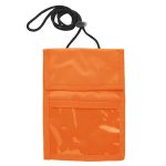 Multi-Pocket Neck Wallet Badge Holder with Adjustable Lanyard - 1