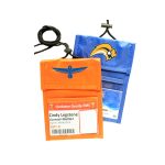 Multi-Pocket Neck Wallet Badge Holder with Adjustable Lanyard - 4