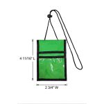 Multi-Pocket Oxford Neck Wallet With Adjustable Strap - 1
