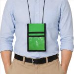 Multi-Pocket Oxford Neck Wallet With Adjustable Strap - 5