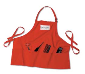 Name Tag Apron W/ Pockets (24"x27")