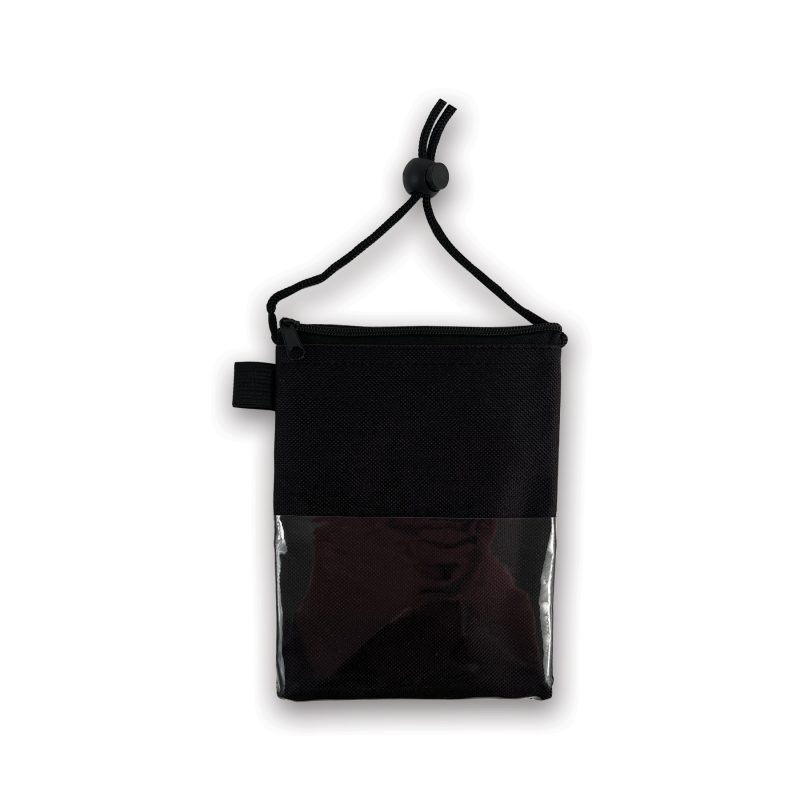 Neck Wallet Badge Holder w/ Pen Loop - 1