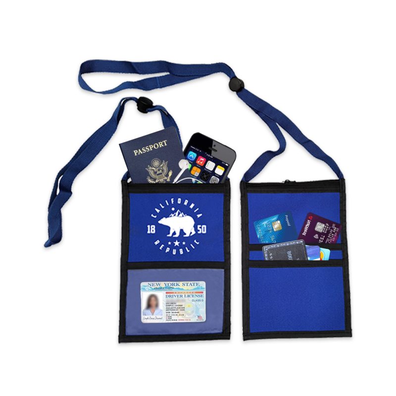 Neck Wallet & Organizer with Lanyards