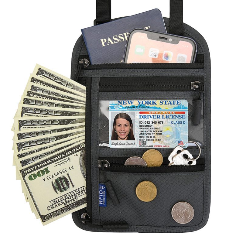 Neck Wallet Passport Holder - 2