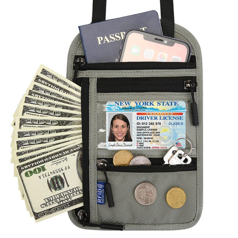Neck Wallet Passport Holder - 3