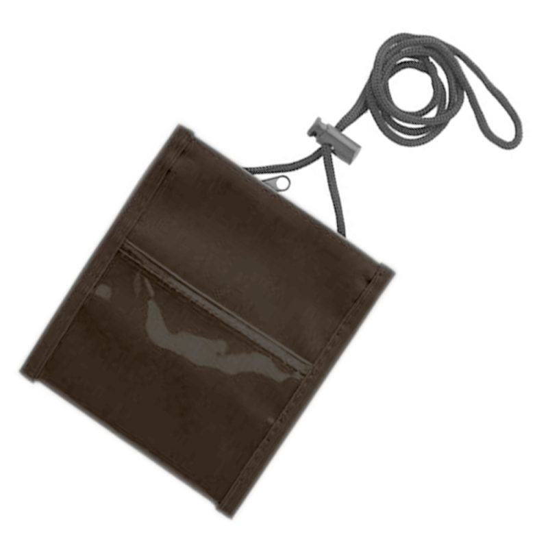 Neck Wallet w/Two Pockets & Pen Holder - 3