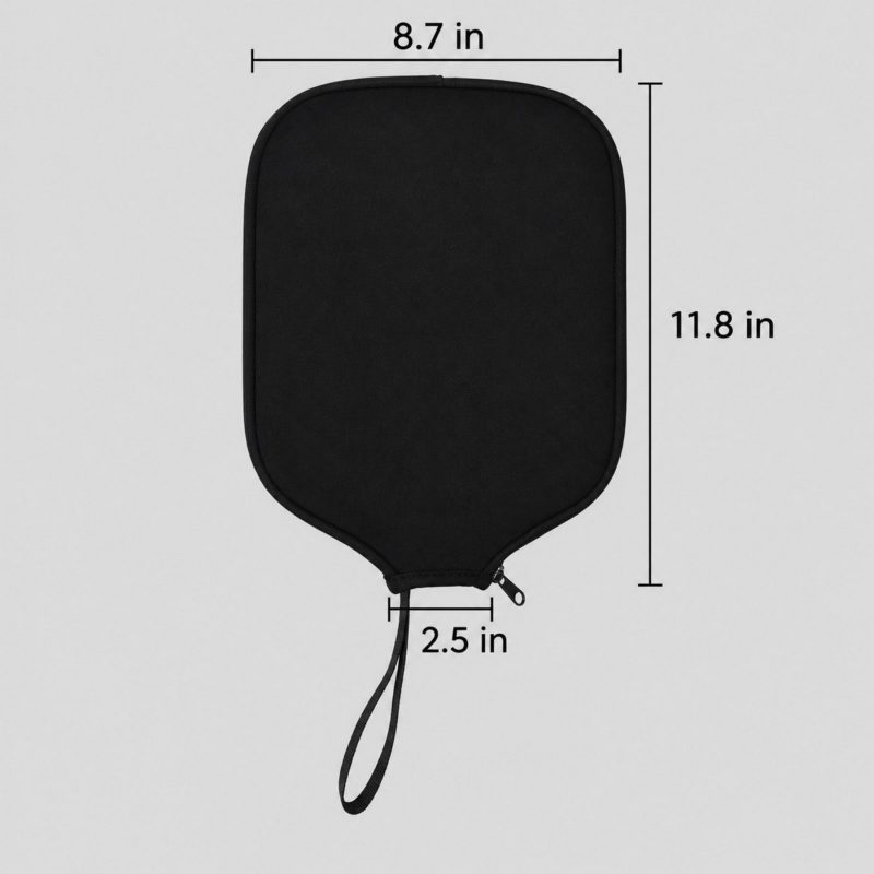 Neoprene Pickleball Paddle Cover W/ Wrist Lanyard - 1