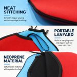 Neoprene Pickleball Paddle Cover W/ Wrist Lanyard - 2