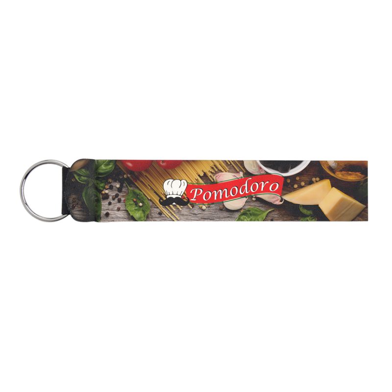 Neoprene Wristband With Key Ring - 2