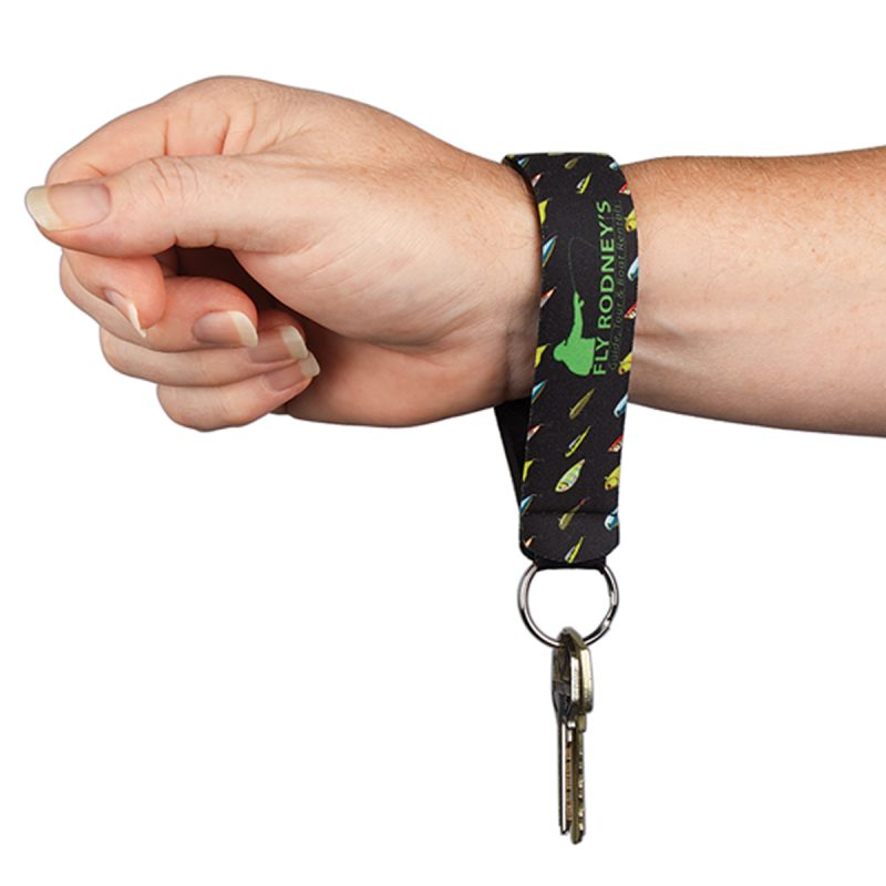 Neoprene Wristband With Key Ring - 3