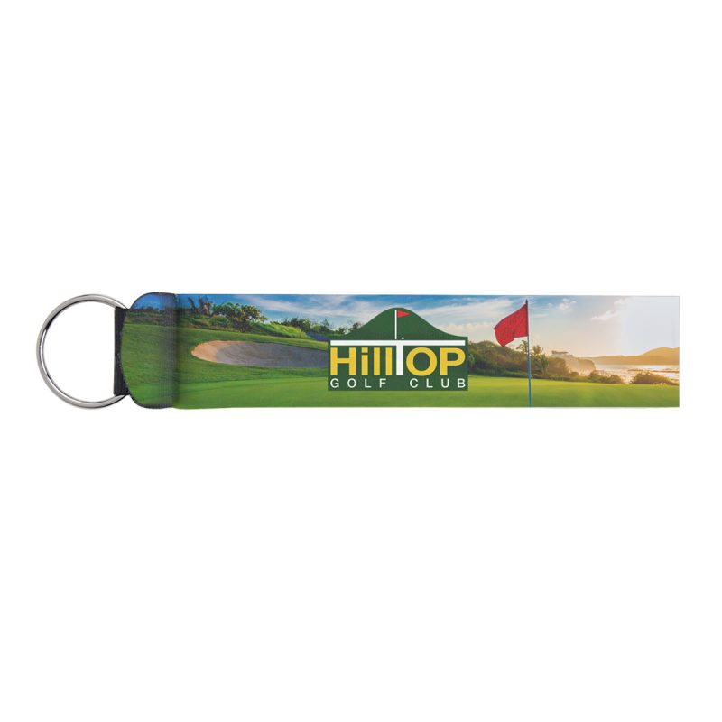 Neoprene Wristband With Key Ring - 4