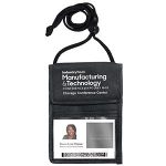 "Networker" Non-Woven Econo 5 Function Trade Show Badgeholder & Neck Wallet - 3