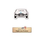 New Orleans Plastic Name Badge (Custom sized between 0 and 3 sq. in.)