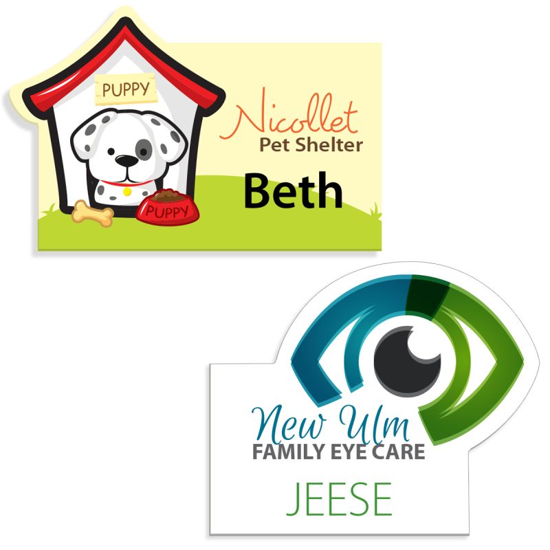 New-Orleans-Plastic-Name-Badge-Custom-sized-between-3-and-6-sq-in-NOR06 New Orleans Plastic Name Badge (Custom sized between 3 and 6 sq. in.)