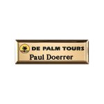 New York Executive Metal Name Badge (Standard Size 1" x 3")