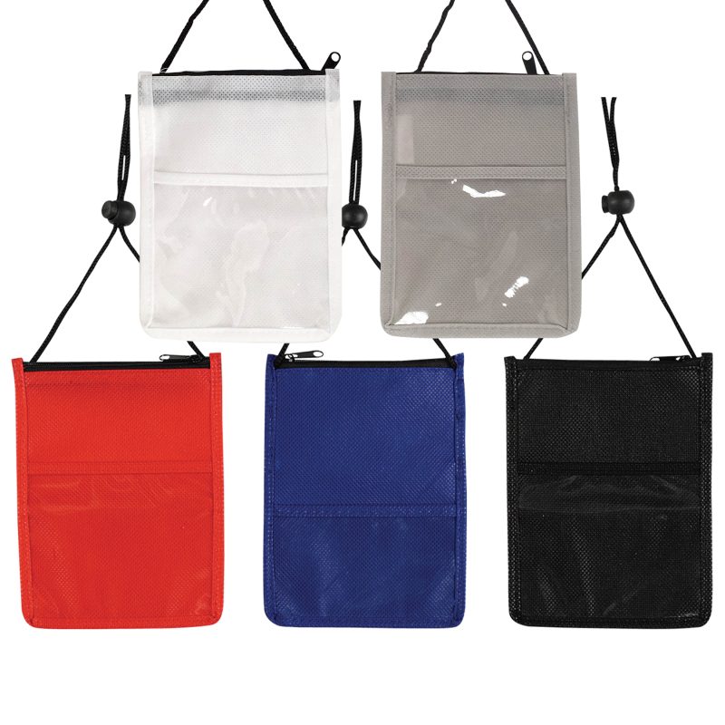 Non-Woven Badge Holder Neck Wallet - 1