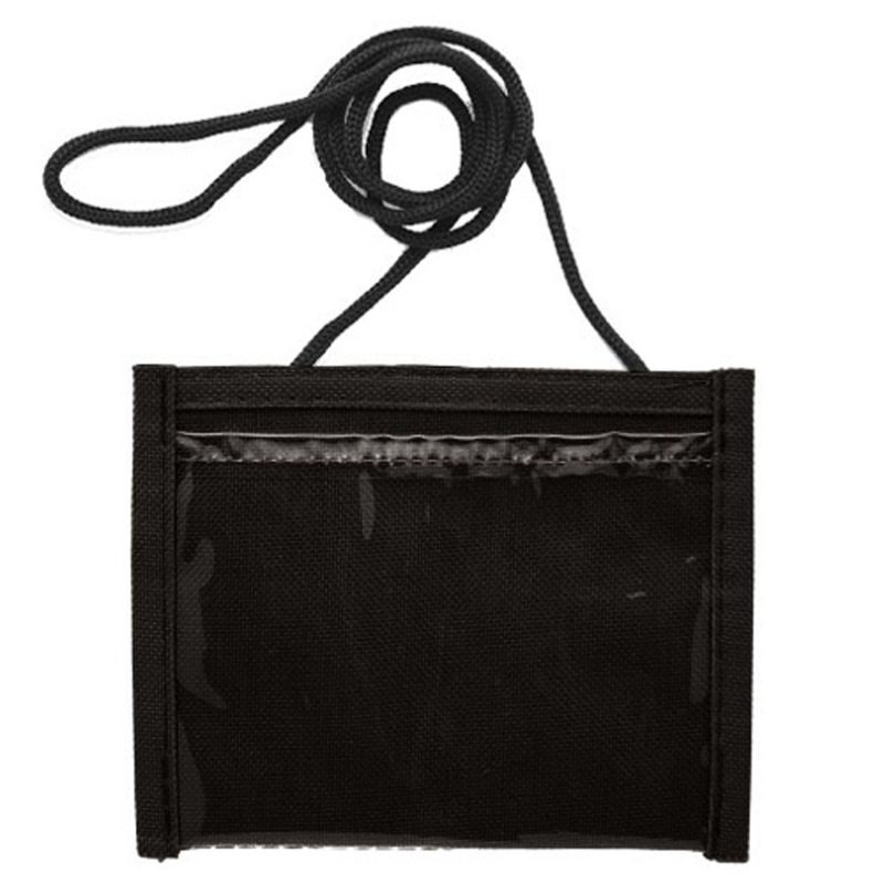 Non-Woven Small Neck Wallet w/Adjustable Cord - 2