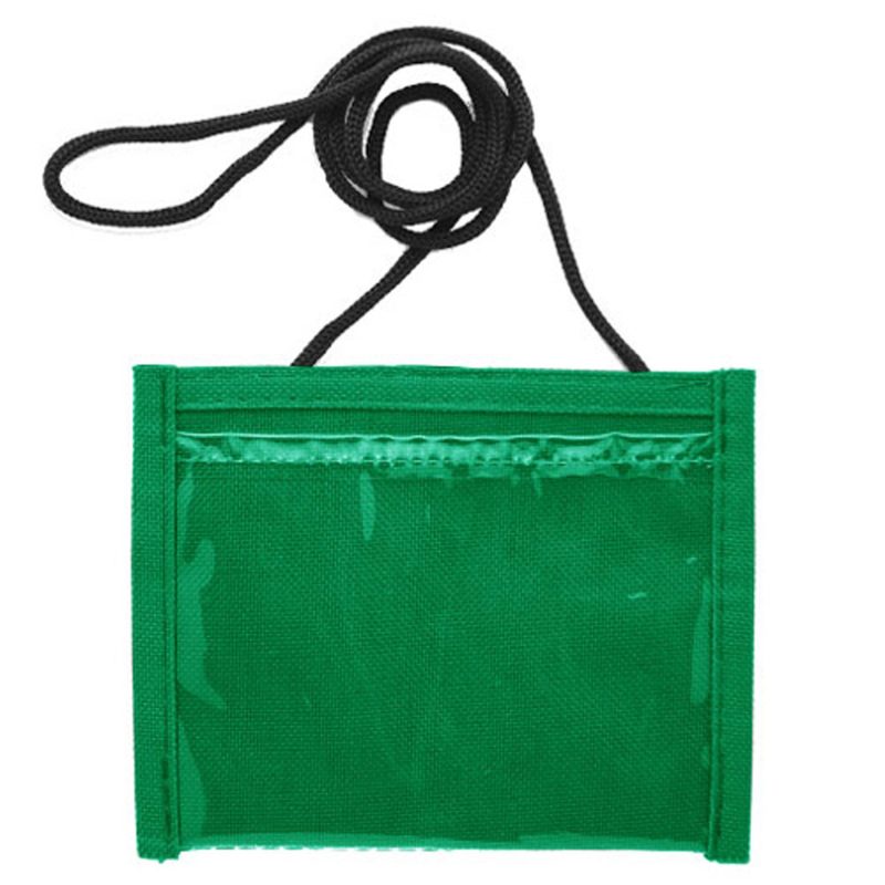 Non-Woven Small Neck Wallet w/Adjustable Cord - 4