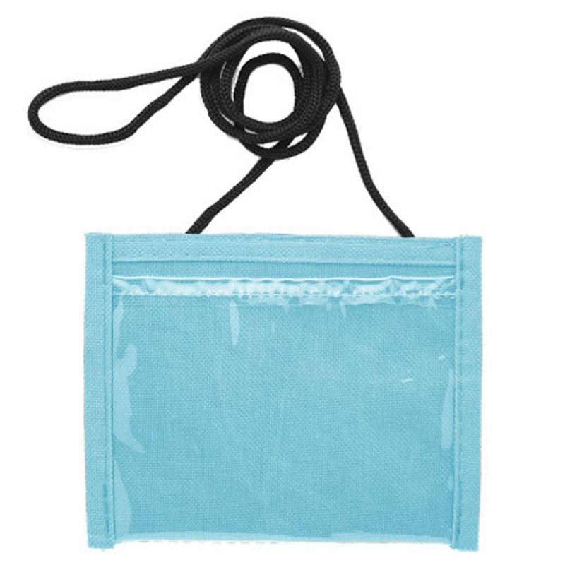 Non-Woven Small Neck Wallet w/Adjustable Cord - 5