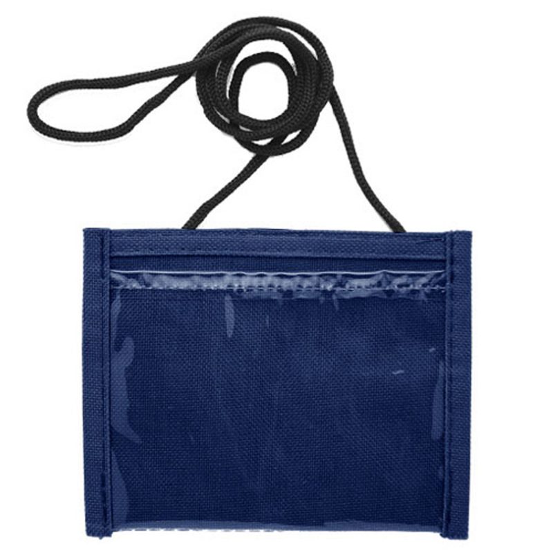 Non-Woven Small Neck Wallet w/Adjustable Cord - 6