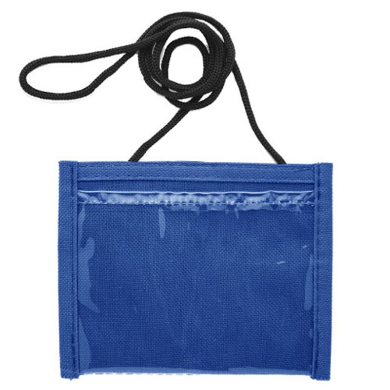 Non-Woven Small Neck Wallet w/Adjustable Cord - 8
