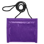 Non-Woven Small Neck Wallet w/Adjustable Cord - 9