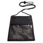 Nylon 3-Pocket Credential Wallets with Zippered Pouch - 1