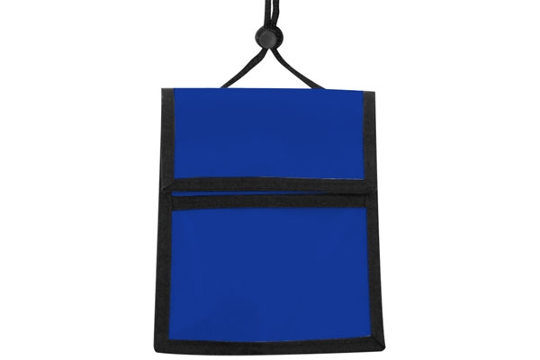 Nylon Multi-Pocket Credential Wallet w/Neck Cord