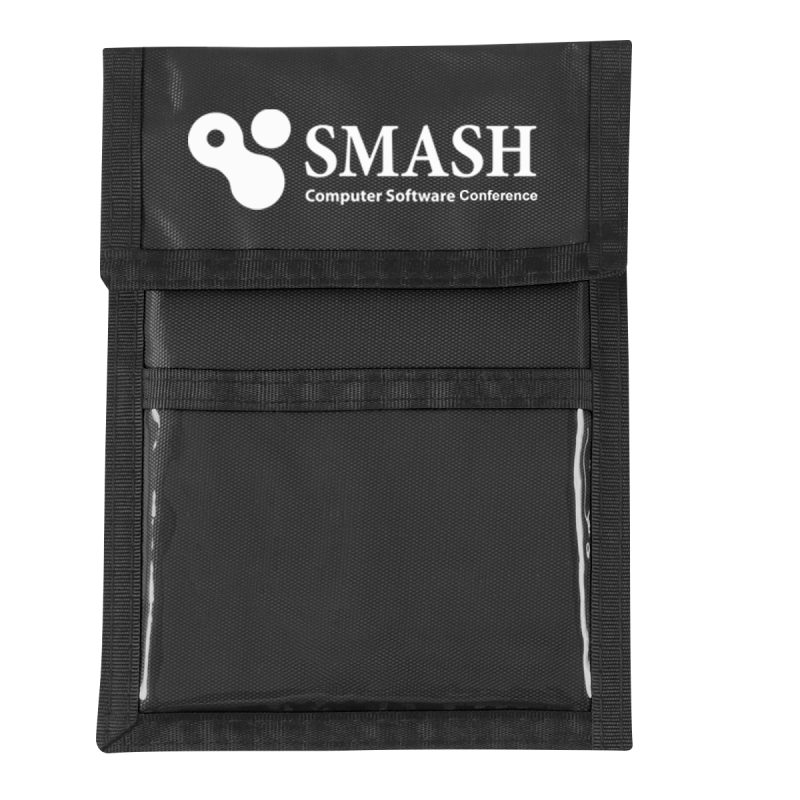 Nylon Neck Wallet Badge Holder - 2