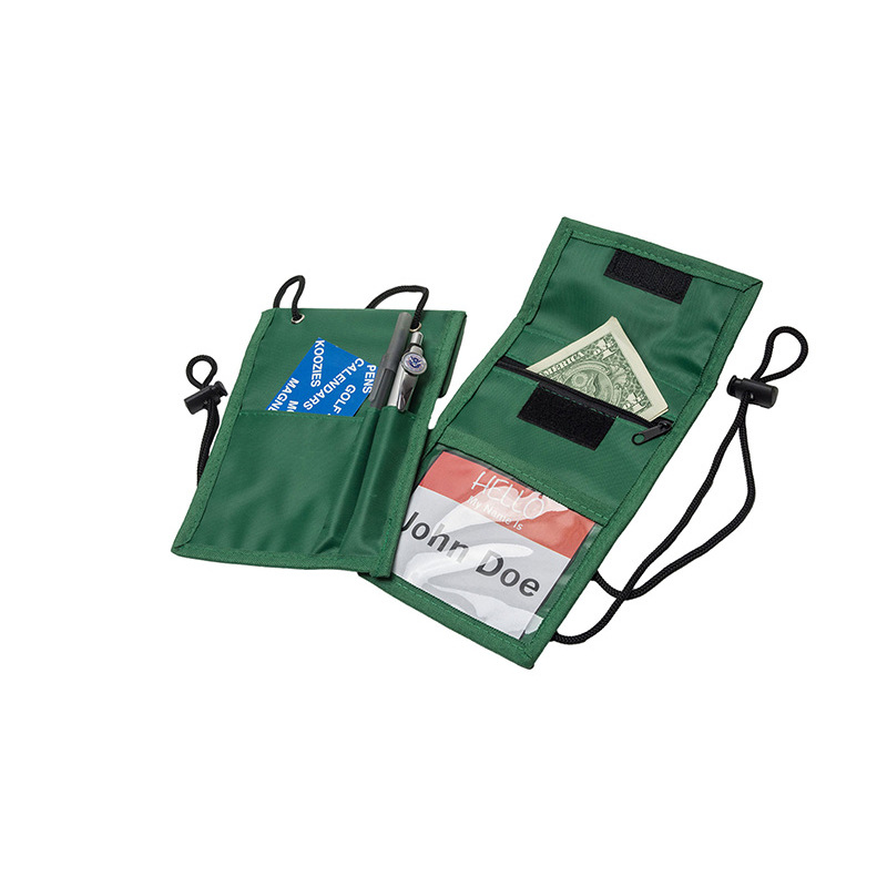 Nylon Neck Wallet Badge Holder - 1