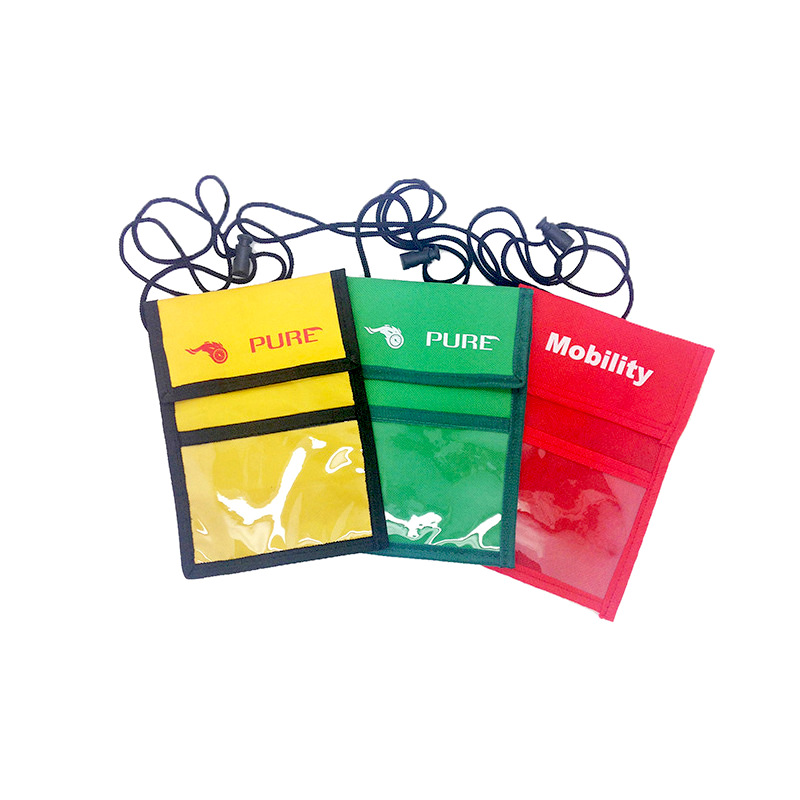 Nylon Neck Wallet Badge Holder - 2