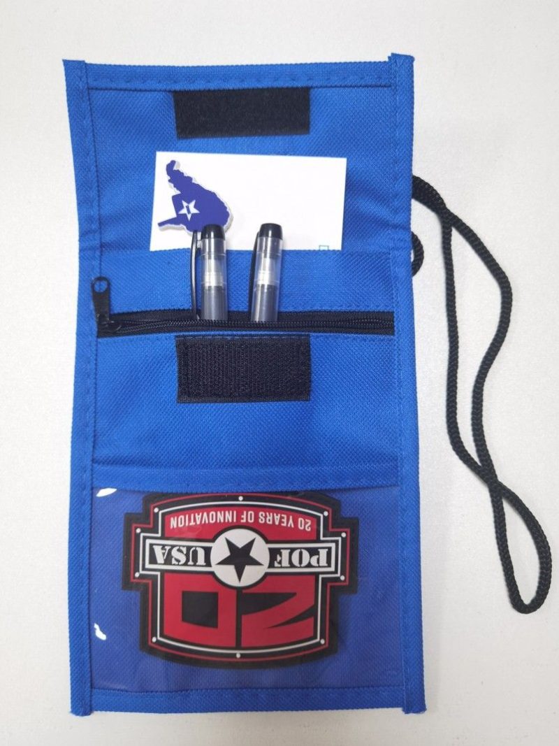 Nylon Neck Wallet Badge Holders - 2