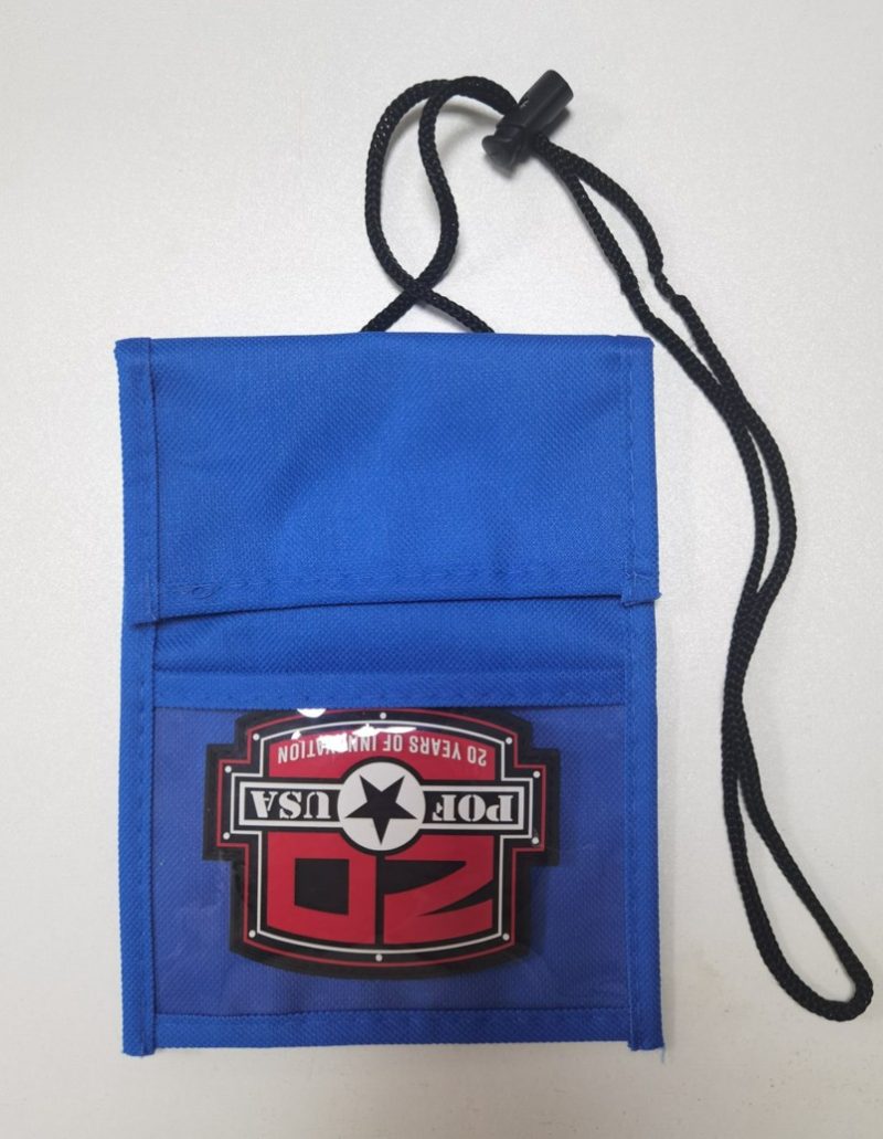 Nylon Neck Wallet Badge Holders - 3