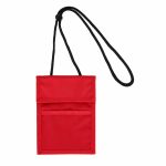 Nylon Pen Sleeve Credential Lanyard - 1