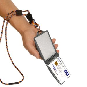 One Hander Card Holder W/ Detachable Credential Holder