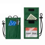 Oxford Fabric Neck Credential Holder Multi Pocket Design - 1