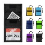 Oxford Fabric Neck Credential Holder Multi Pocket Design