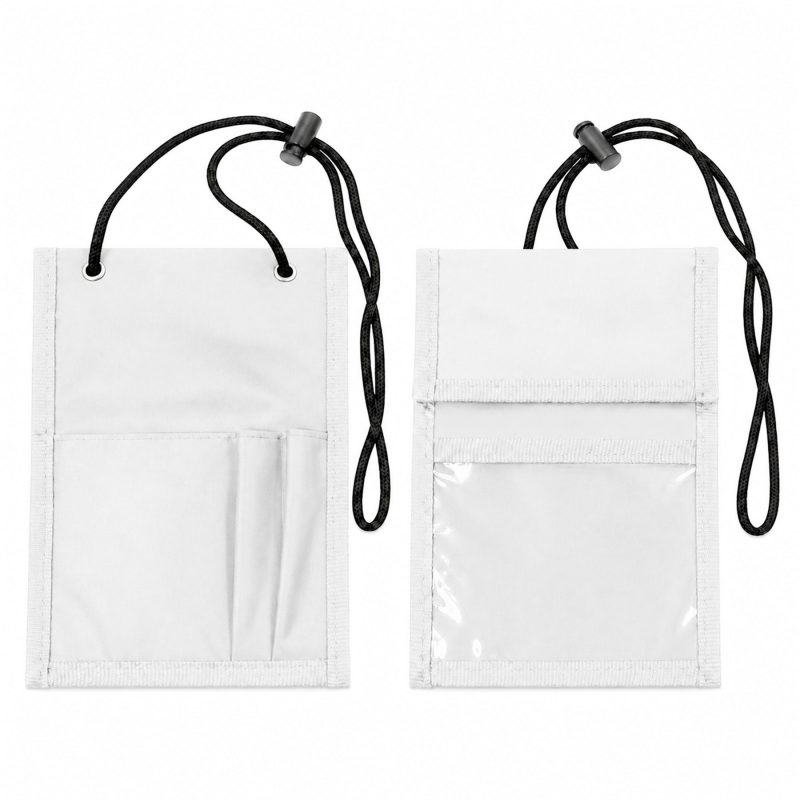 Oxford Fabric Neck Credential Holder Multi Pocket Design - 2