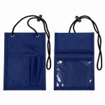 Oxford Fabric Neck Credential Holder Multi Pocket Design - 3