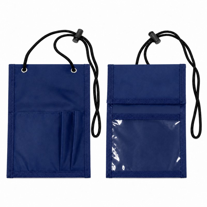 Oxford Fabric Neck Credential Holder Multi Pocket Design - 3
