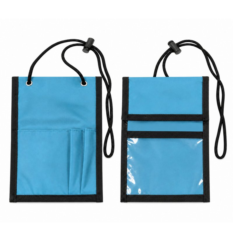Oxford Fabric Neck Credential Holder Multi Pocket Design - 7