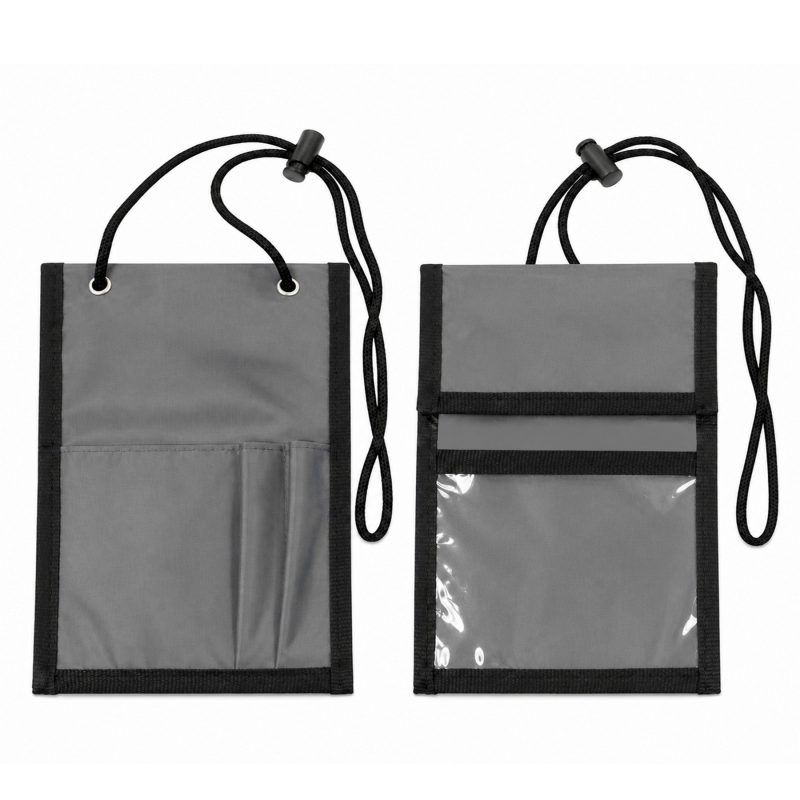 Oxford Fabric Neck Credential Holder Multi Pocket Design - 8