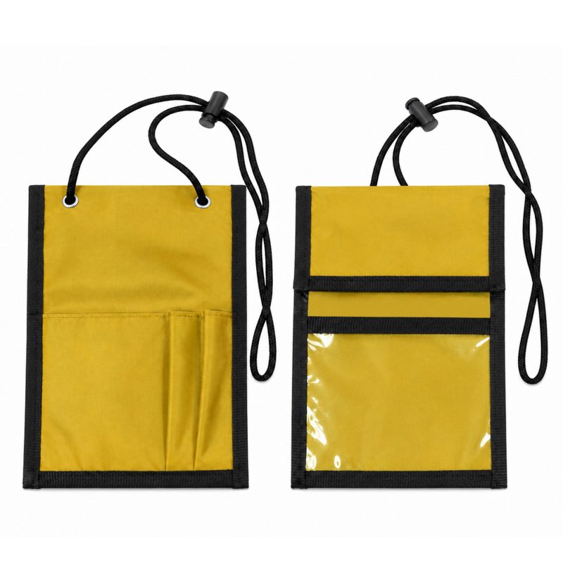 Oxford Fabric Neck Credential Holder Multi Pocket Design - 9