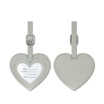 PU Heart Shape Suitcase Mark Name Tag - 2