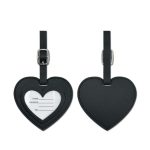 PU Heart Shape Suitcase Mark Name Tag - 6