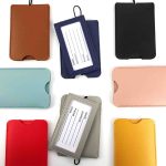 PU Leather Luggage Name Tag Airplane Travel Essentials For Flying Hotel Check - 3